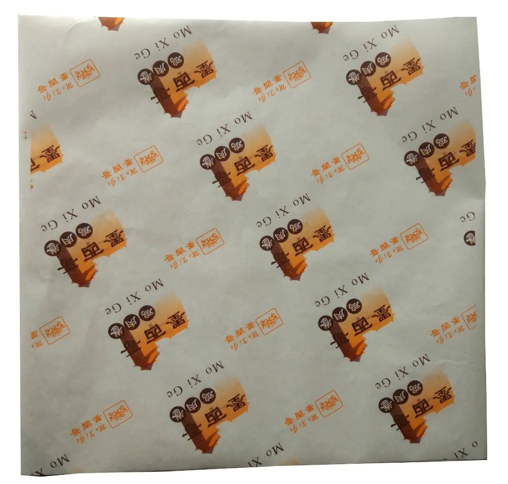 Custom food grade burger paper sandwich packaging paper in sheet Manufacturer