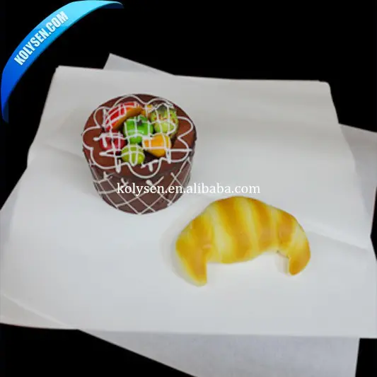 KOLYSEN Custom logo Food grade pita paper baking wax paper China supplier