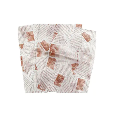 Free Sample printed sandwich wrap paper