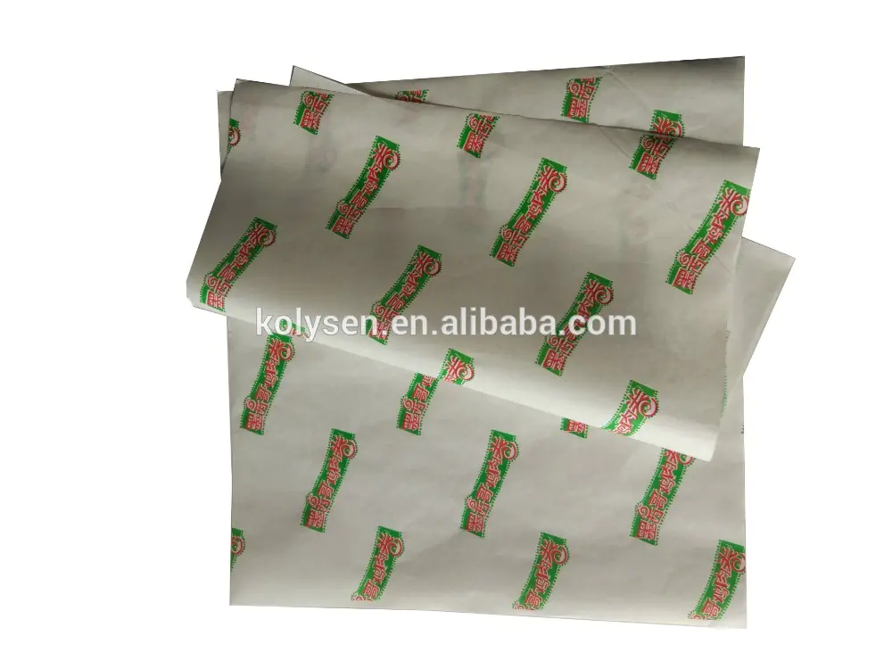 Custom food grade burger paper sandwich packaging paper in sheet Manufacturer