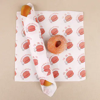 KOLYSENCustomizedfood grade Mexican chicken roll greaseproof paper greaseproof paper Verified Supplier
