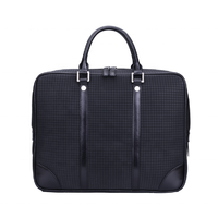 OEM Custom Logo Men Vintage Luxury Business Office Genuine Leather Laptop Lawyer Briefcase For Men