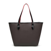 New fashion ladies tote bag customize black vintage handbag women wholesale from china