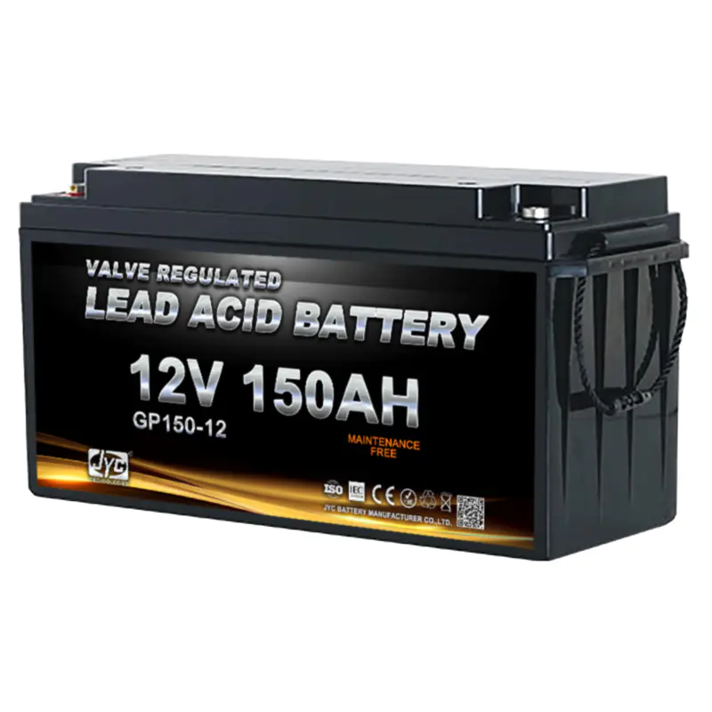 Maintenance Free Sealed Deep Cycle Battery 12v 150ah 1S2P Form 24v 150ah Lead Acid Battery