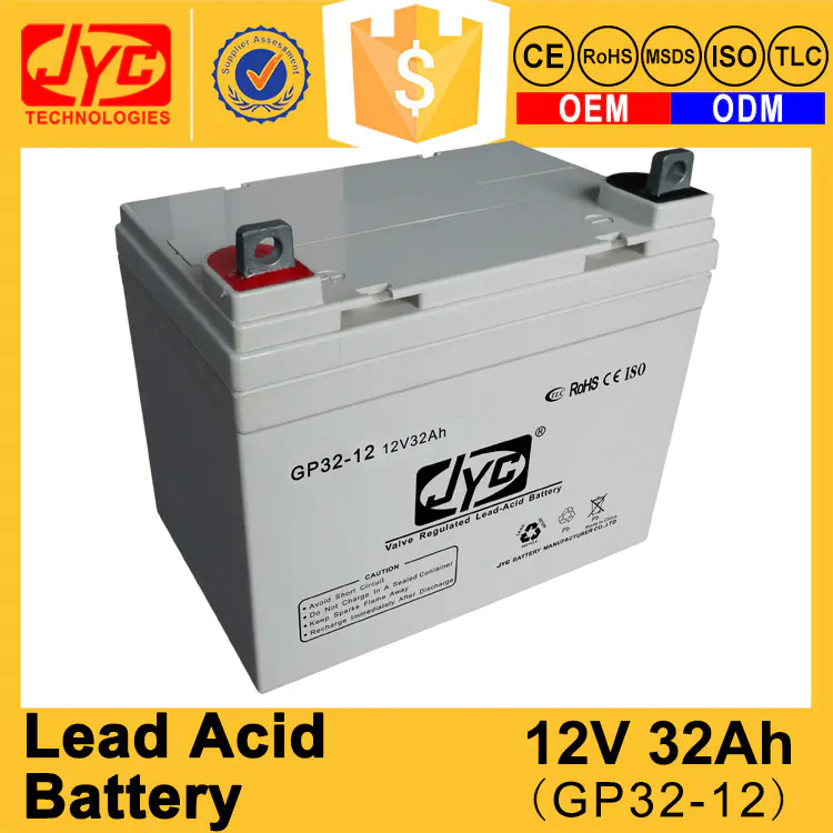 newest hot selling sealed maintenance free lead acid 12v 32ah battery