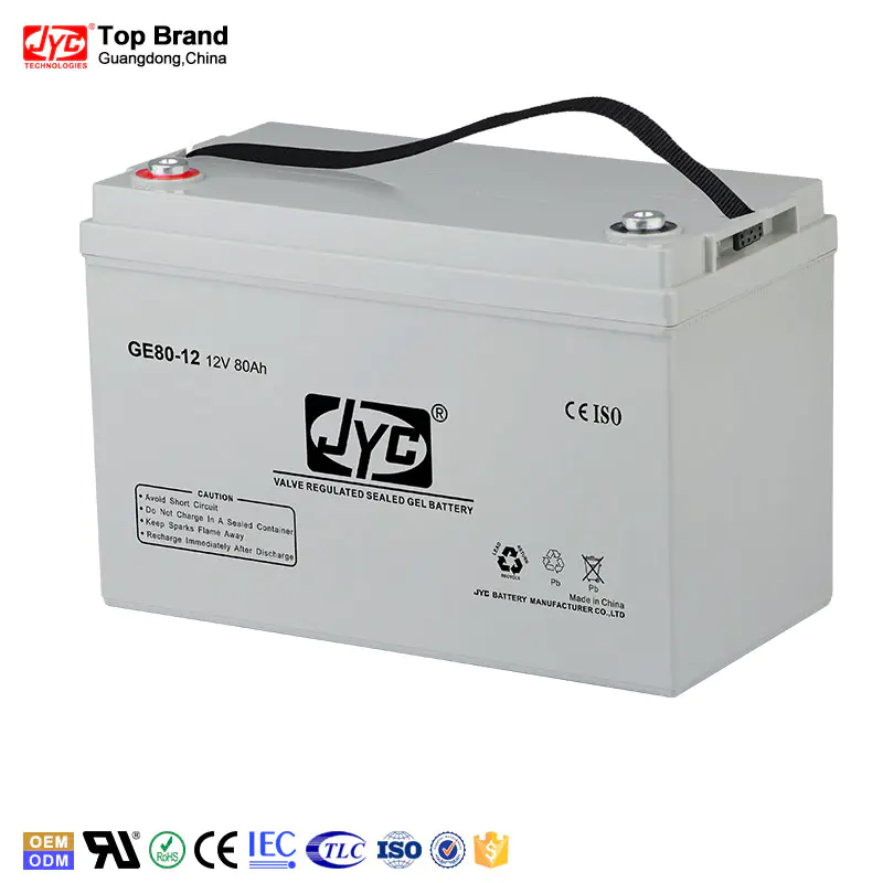 Maintenance Free Sealed Gel Battery 12v 80ah Lead Acid Battery for UPS/Backup
