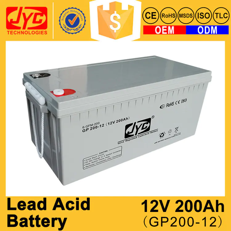 Good Quality Specifications Lead Acid 24v 200Ah Battery