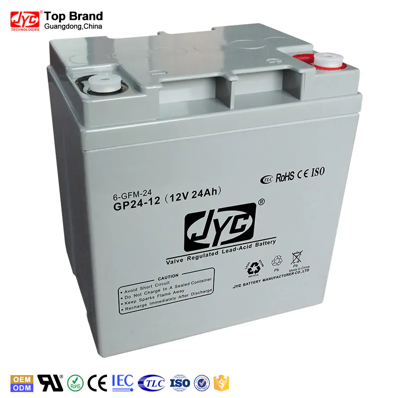 Most popular 12v 24ah dry charged lead acid battery