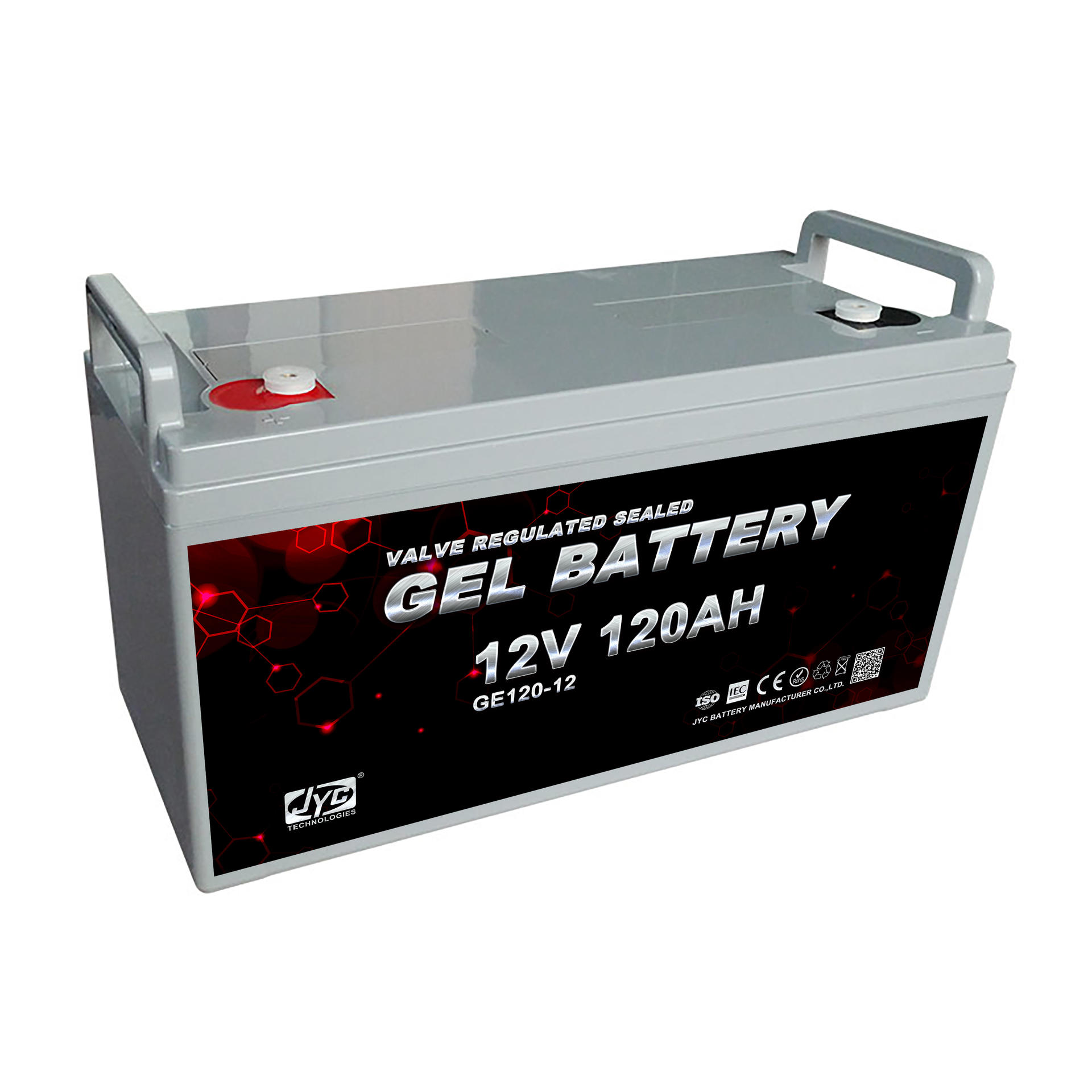 High Quality 12V 120Ah Deep Cycle Agmlead Lead Acid Battery For Telecomunicate Solar System
