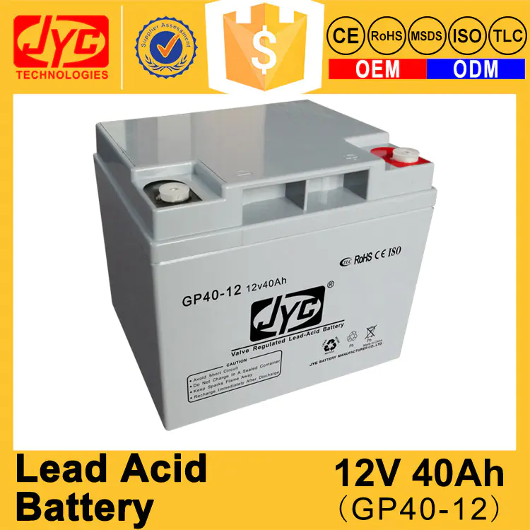 Long Life Sealed Maintenance Free Lead Acid 24v 48v 60v 40ah Battery