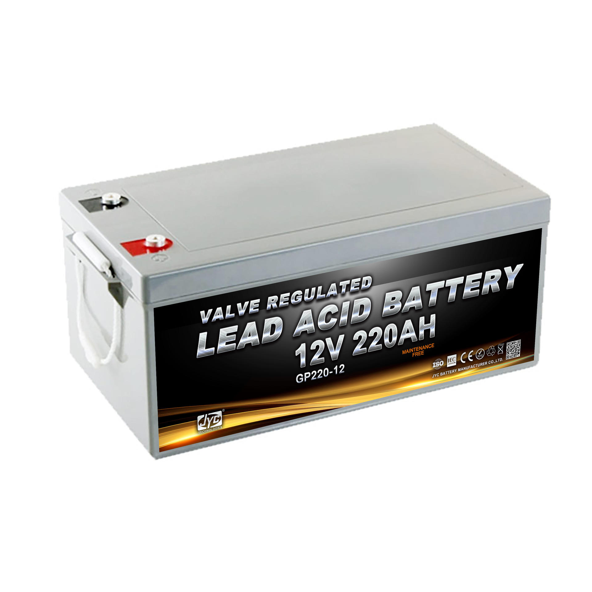 12V 250Ah Maintenance-Free Msds Sealed Lead Acid Solar Battery With High Capacity