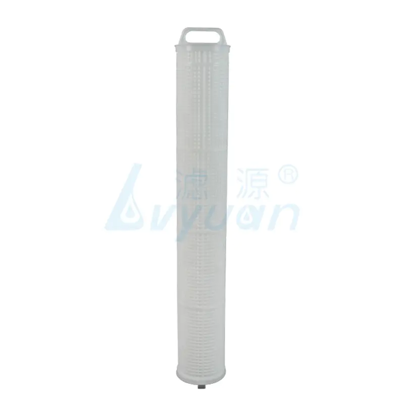 High Flow Pleated Filter Cartridge 20 40 60 inch 5 micron water filter for Industrial Water Filter
