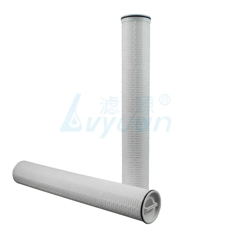 1 5 micron High flow pleated filter cartridge water cartridge filter 20 40 60 inch