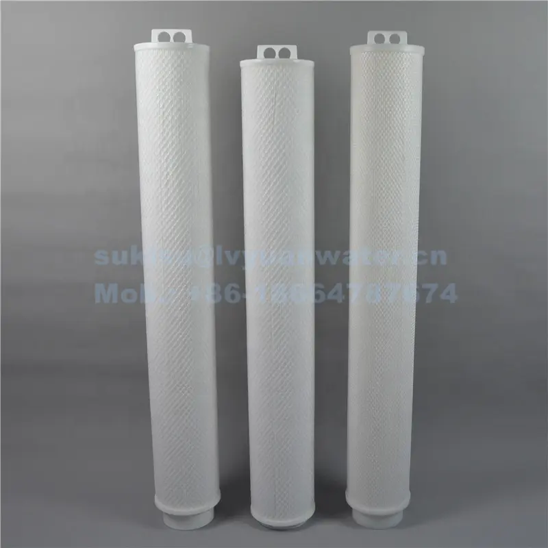 40 60 inch Big Flow Glass Fibre Polypropylene Membrane Pleated Filter Cartridge with 5 10 20 microns