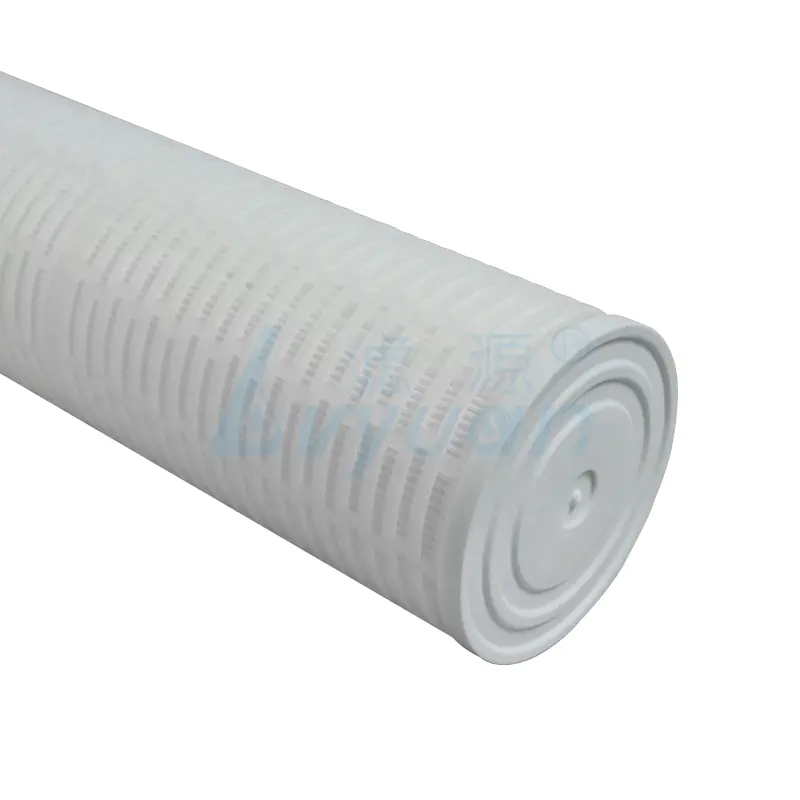 High Flow Water Pleated Filter Cartridge 20/40/60 Inch Filter for Industrial Liquid Filtration