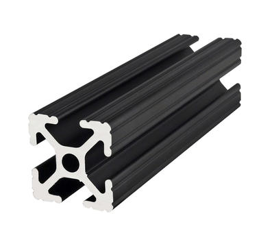 Black anodizedaluminium 20x20 profile section production line