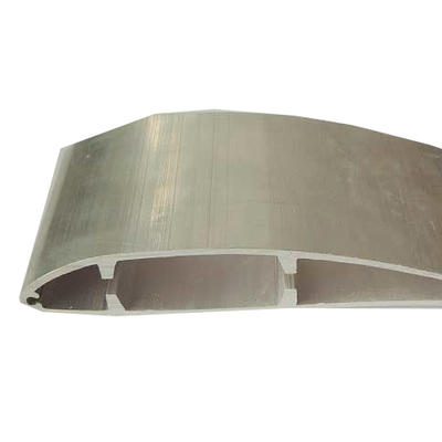 Aluminum airfoil extrusion section profile for louver blade