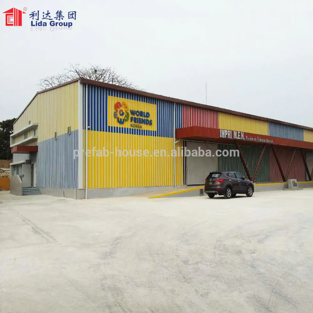 Two story steel structure warehouse for sale