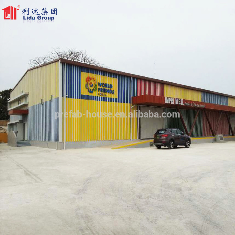 Two story steel structure warehouse for sale