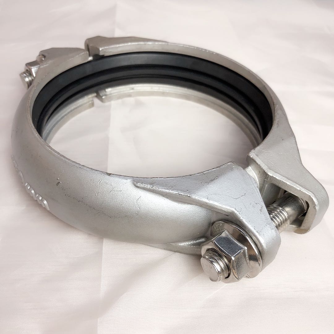 ss 304/316L pump clamp use for grooved fitting connection or grooved pipe