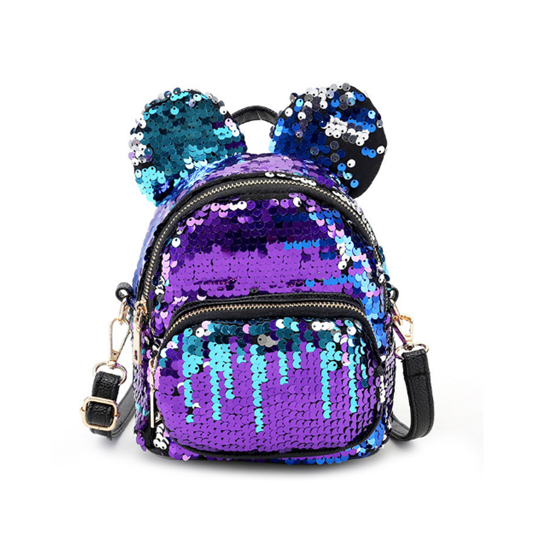 Osgoodway2 Most Fashion Magic School Backpack Mermaid Reversible Sequin Backpack Bag for Children