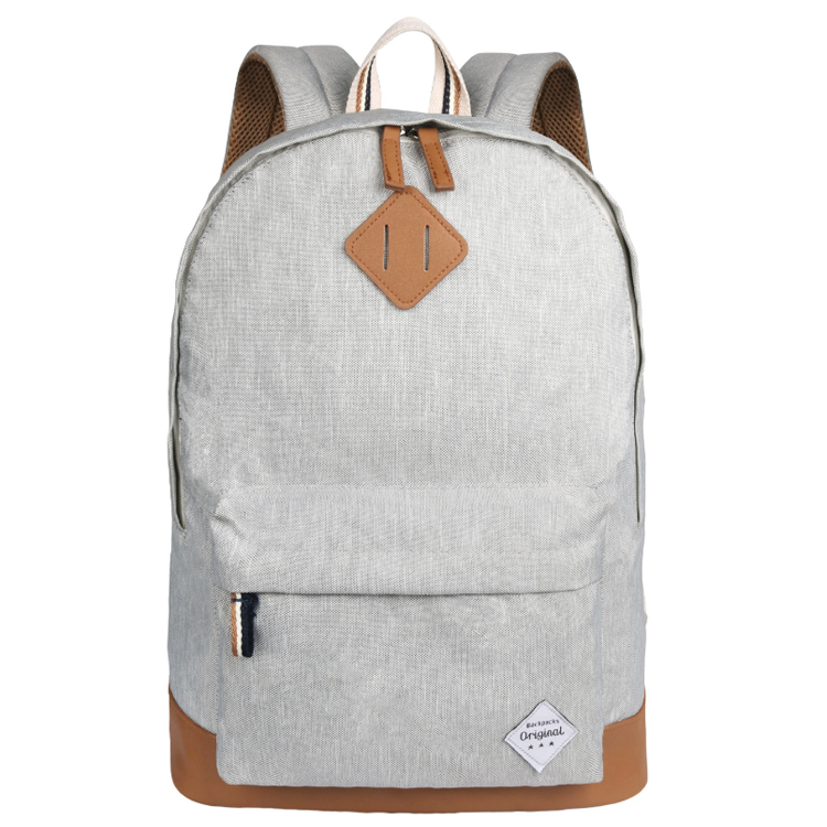 Osgoodway Low MOQ Custom Logo Bagpack Polyester Vintage High School Rucksack Backpack for Girls