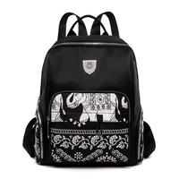 Osgoodway2 Girls 2019 New Nylon Anti-Theft Outdoor Travel Backpack Women Fashion Printed School Bags Backpack