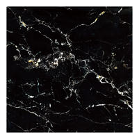 Black marble tile with white veins
