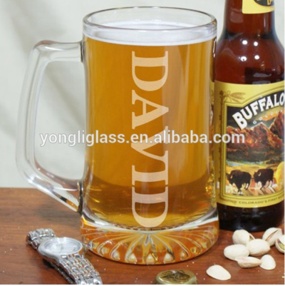 Custom made beer steins ,German beer glass ,diy printing big glass beer mug