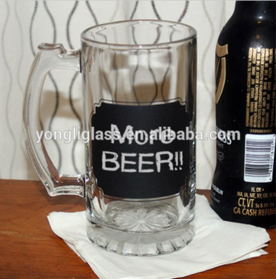 Best selling products custom black chalkboard beer mug ,chalkboard mug, chalkboard drinking glass
