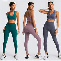 2020 new instagram hot 2pcs womens workout yoga set fitness wear gym wear