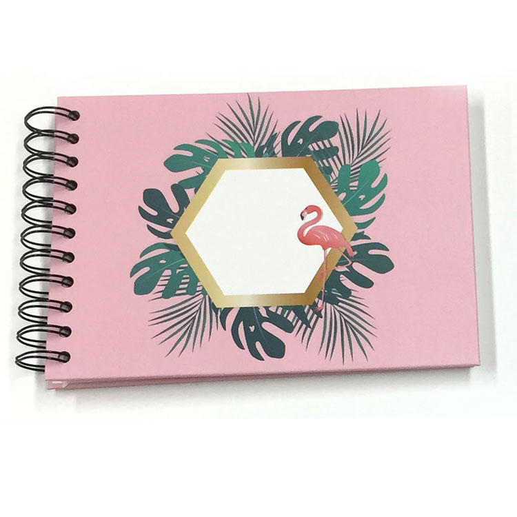 product-Flamingo Design Small Spiral Bound Photo Album With 20 Self Adhesive Pages-Dezheng-img-2