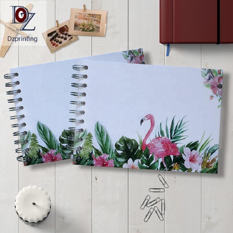 product-Flamingo Design Small Spiral Bound Photo Album With 20 Self Adhesive Pages-Dezheng-img-1