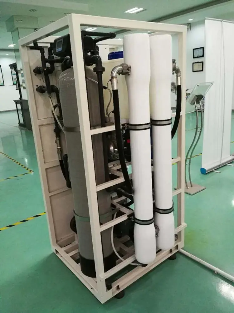 1000 LPH RO water treatment plant for sea water desalination