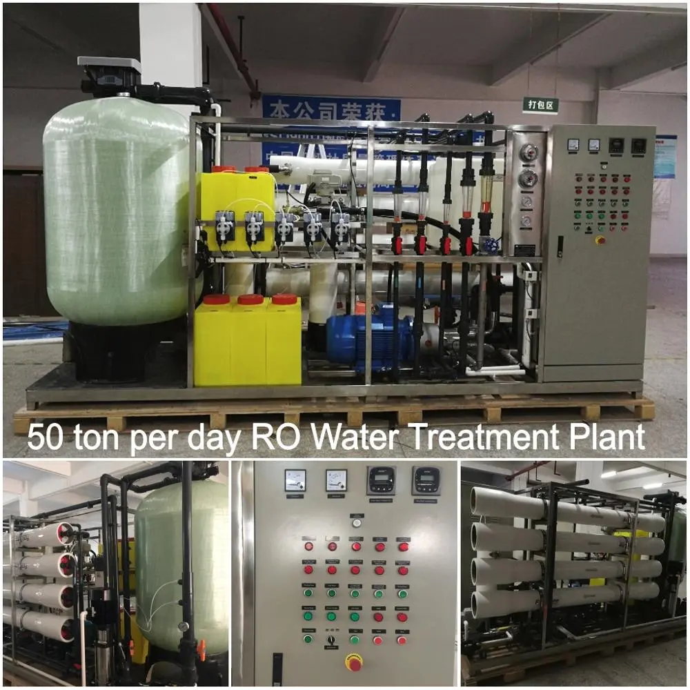 1000 LPH RO water treatment plant for sea water desalination