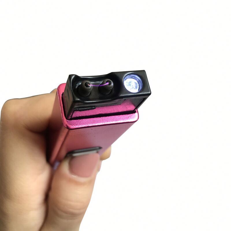 2019 Top Selling FREE Sample FREE LOGO Rechargeable Flameless Safe Cool Single Arc Lighter