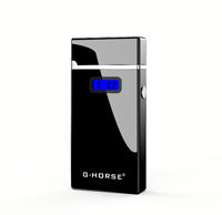 Latest Windproof Creative Zinc Alloy USB Charging Electric Arc Lighter Household