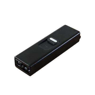 Portable Mini Flameless USB Metal Lighter with Flashlight