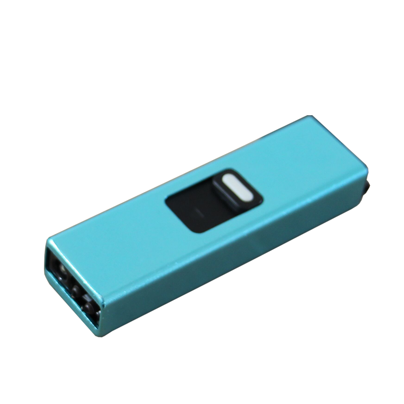 Mini size creative smoking lighter usb electric candle rechargeable custom printed windproof lighters