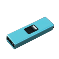Mini size creative smoking lighter usb electric candle rechargeable custom printed windproof lighters