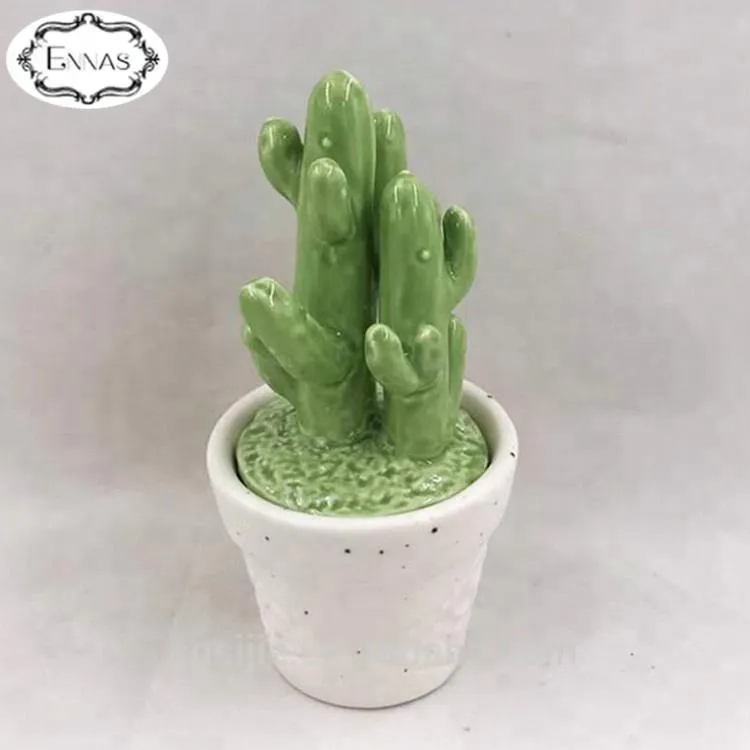 Ceramic succulent cactus lucky hand ornamental plants