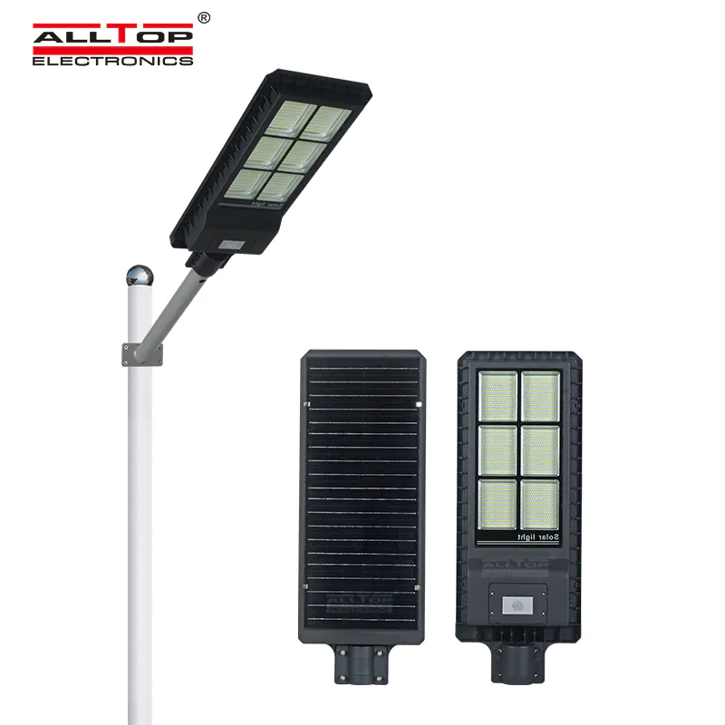 High quality ip65 waterproof MPPT Solar Powered lighting 200 300 450 watt PIR sensor all in one solar Led street light