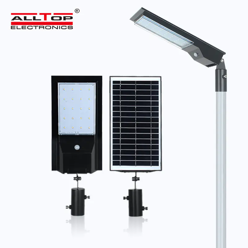 ALLTOP 2020 Newest design outdoor park road lighting ip65 smd 9w 14w led solar street light