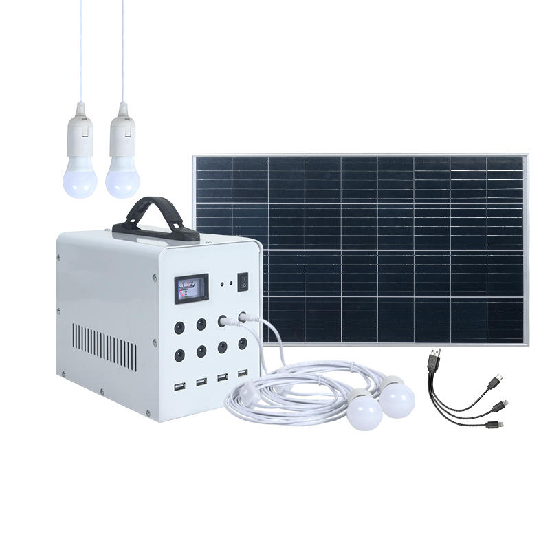 Off grid mounting solar energy power bank 50w mini solar lighting system for home