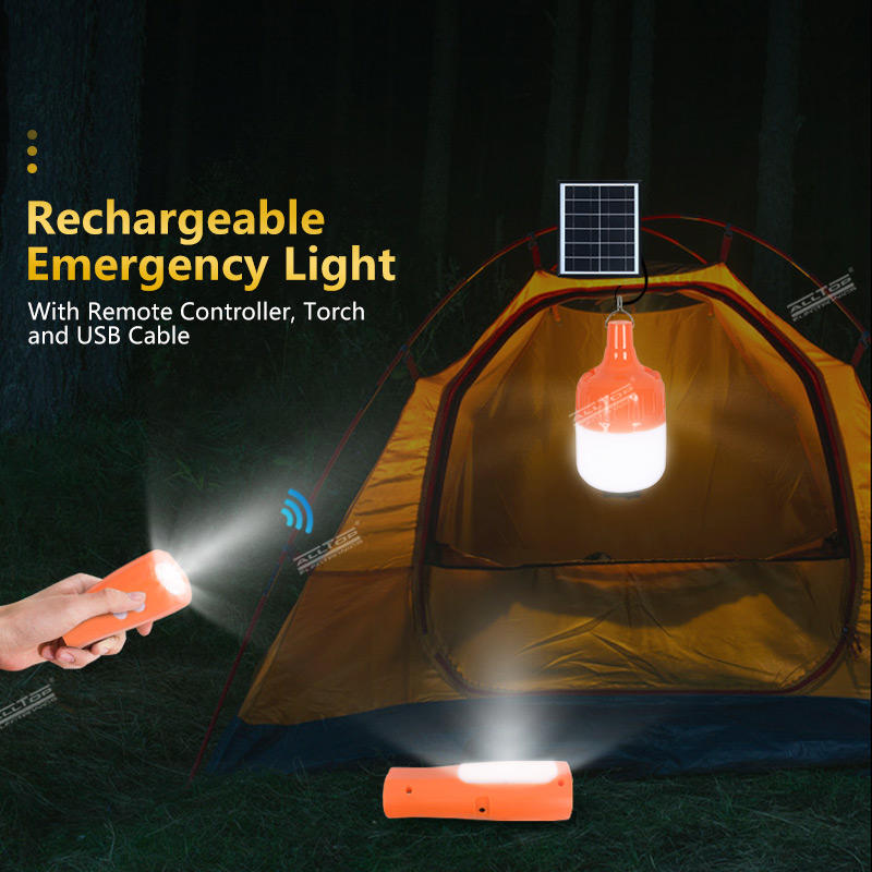 ALLTOP Manufacturers direct long lighting led rechargeable bulbs camping solar emergency light