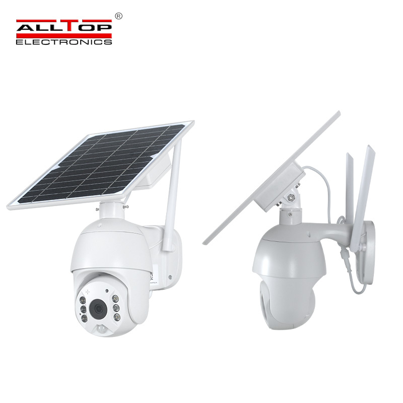 4G Solar PTZ Security Camera -Low power IP CCTV outdoor Cam