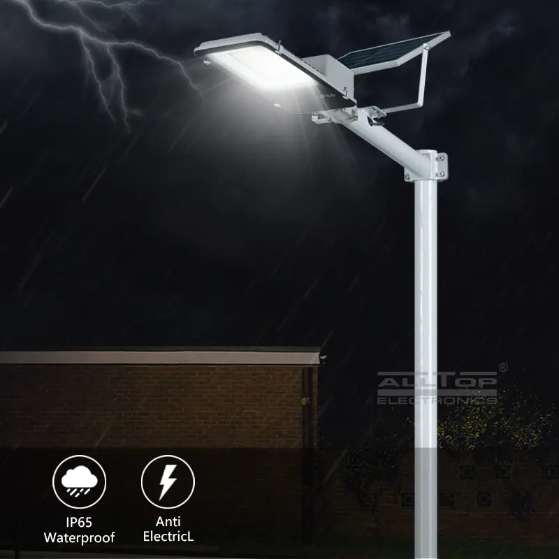 ALLTOP High quality IP65 waterproof outdoor lighting remote control300w integrated led solar street light