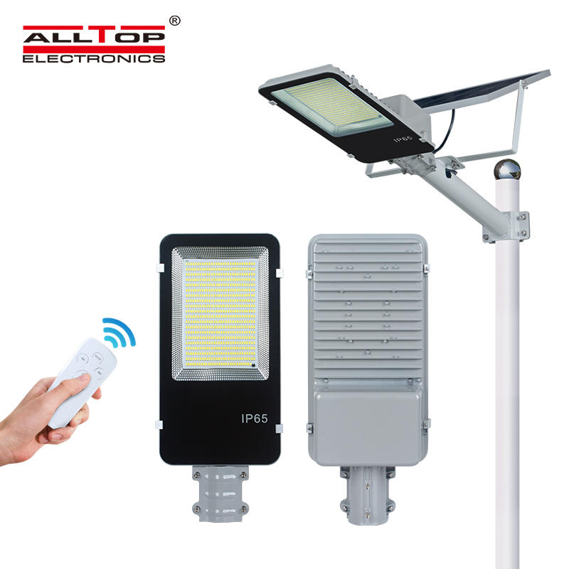 ALLTOP High quality IP65 waterproof outdoor lighting remote control300w integrated led solar street light