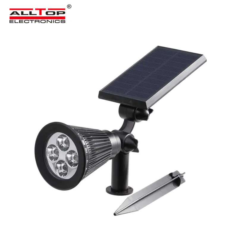 ALLTOP High quality 7w outdoor garden LED solar spike light