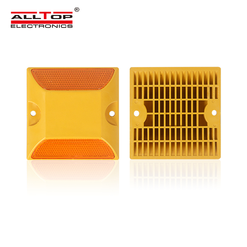 ALLTOP Large supply road traffic safety double side PMMA reflectors high  visible ABS plastic road stud light-ALLTOP